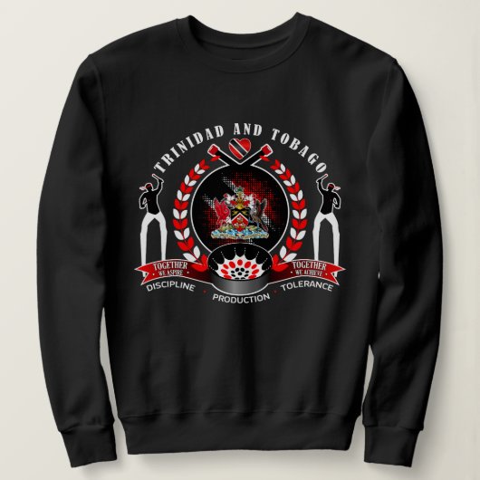 Trinidad und Tobago - Nationalstolz Sweatshirt (Design vorne)