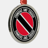 Trinidad und Tobago Ornament Aus Metall (Rechts)