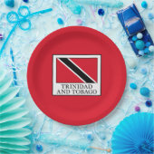Trinidad und Tobago Pappteller (Party)
