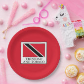 Trinidad und Tobago Pappteller (Party)