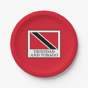 Trinidad und Tobago Pappteller