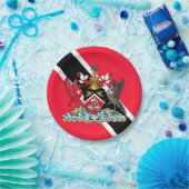 Trinidad und Tobago Pappteller (Party)