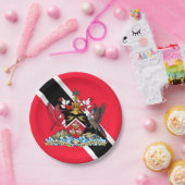 Trinidad und Tobago Pappteller (Party)