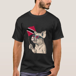 Trinidad und Tobago Pig Trinidadian T-Shirt