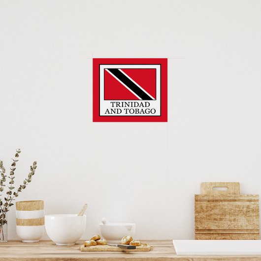 Trinidad und Tobago Poster (Küche)