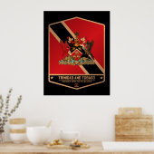 Trinidad und Tobago Poster (Küche)