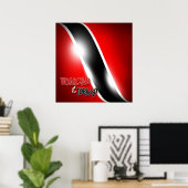 Trinidad und Tobago Poster Print (Heimbüro)