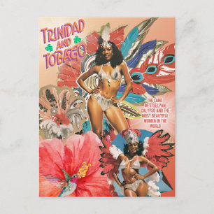 Trinidad und Tobago Postkarten-Ikonische Karnevals Postkarte