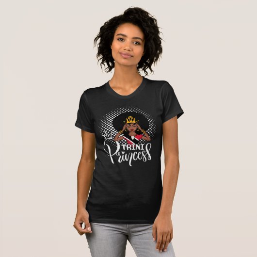 Trinidad und Tobago Prinzessin T-Shirt (Vorne ganz)