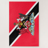 Trinidad und Tobago Puzzle (Vertikal)