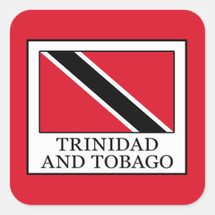 Trinidad und Tobago Quadratischer Aufkleber