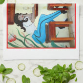 Trinidad und Tobago-Rum-Geschäfts-Bild Geschirrtuch (Gefaltet)