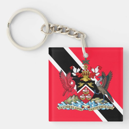 Trinidad und Tobago Schlüsselanhänger (Vorderseite)