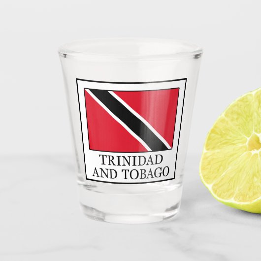 Trinidad und Tobago Schnapsglas (Vorderseite)
