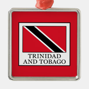 Trinidad und Tobago Silbernes Ornament