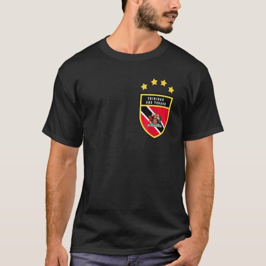 Trinidad und Tobago Souvenir Flag 1 T-Shirt (Vorderseite)