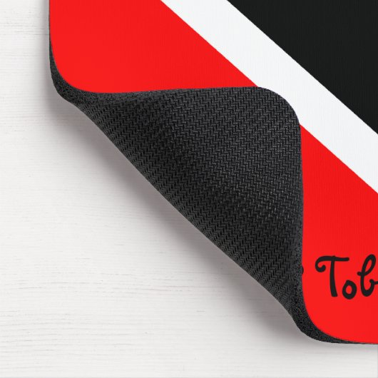 Trinidad und Tobago-Staatsflagge Mousepad (Ecke)
