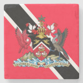 Trinidad und Tobago Steinuntersetzer (Vorderseite)