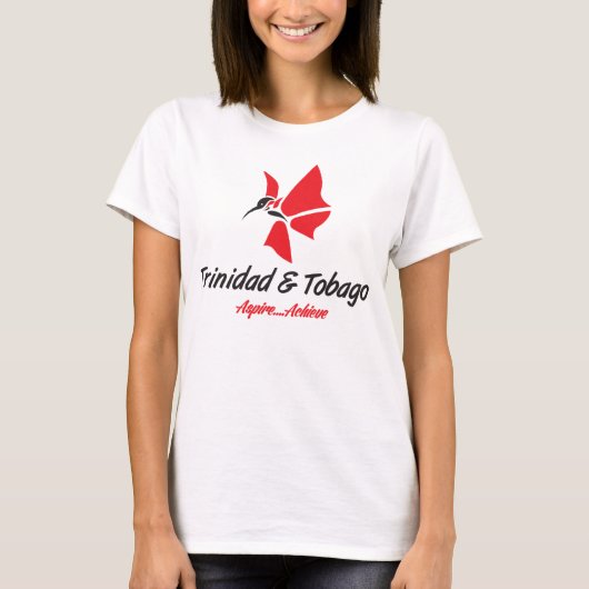 Trinidad und Tobago streben erzielen T-Shirt (Vorderseite)