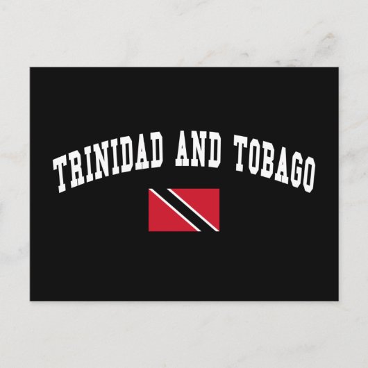 Trinidad und Tobago Style Postkarte (Vorderseite)