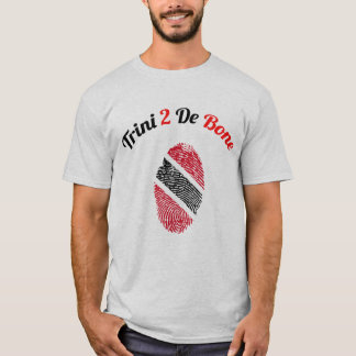 Trinidad und Tobago Trini 2 De Bone Fingerprint T-Shirt