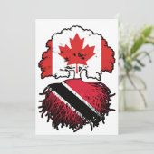 Trinidad und Tobago Trinidadian Kanada Einladung (Stehend Vorderseite)