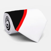 Trinidad und Tobago Wappen auf Weiß Krawatte (Gerollt)