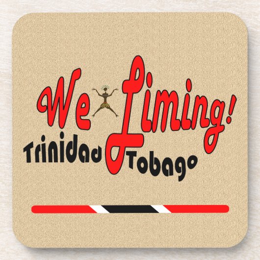 Trinidad und Tobago wir kalkend Untersetzer (Vorderseite)