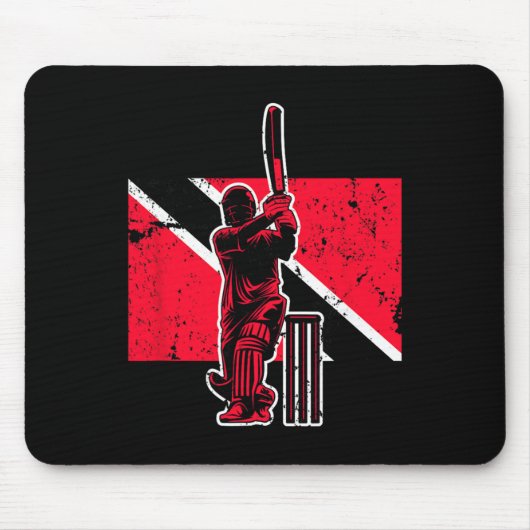 Trinidad und Togo Cricket Mousepad (Vorne)