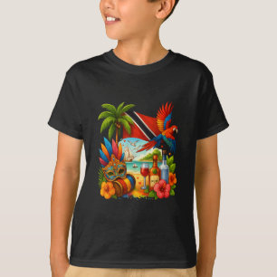 Trinidad und Togo Karibik Urlaub Trinidad Flagge T-Shirt