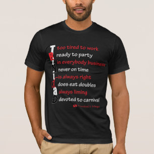 TRINIDAD Verhalten Trini Kultur T-Shirt