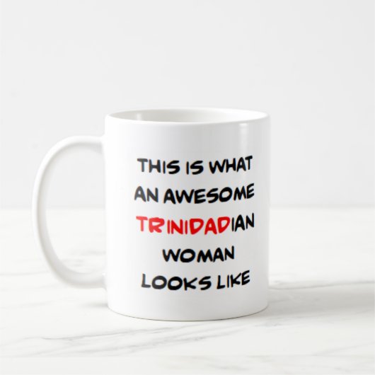 trinidadian woman, awesome kaffeetasse (Links)