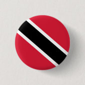 Trinidadians und Tobago Flag, Trinidad und Tobago Button (Vorderseite)