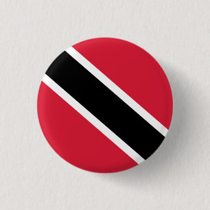Trinidadians und Tobago Flag, Trinidad und Tobago Button