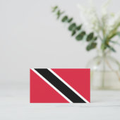Trinidadians und Tobago Flag, Trinidad und Tobago Visitenkarte (Stehend Vorderseite)