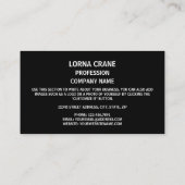 Trinidadians und Tobago Flag, Trinidad und Tobago Visitenkarte (Rückseite)