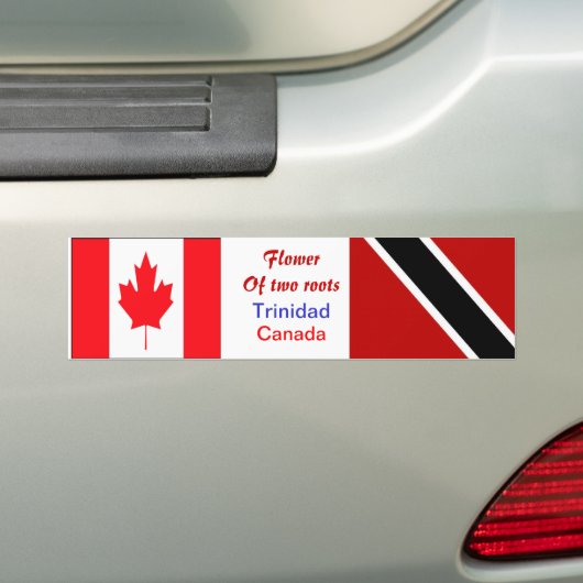 Trinidadisch-kanadische Autoaufkleber (Auf Auto)
