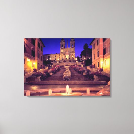 Trinità Dei Monti (Rom) Canvas Print Leinwanddruck (Vorderseite)