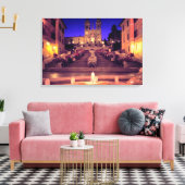 Trinità Dei Monti (Rom) Canvas Print Leinwanddruck (Insitu (Wohnzimmer))