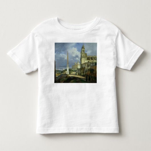 Trinita dei Monti und das Landhaus Medici Kleinkind T-shirt (Vorderseite)