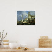 Trinita dei Monti und Villa Medici Poster (Küche)