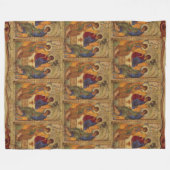 Trinitätsengel auf Mamre Fleece-Decke Fleecedecke (Vorderseite (Horizontal))