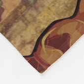 Trinitätsengel auf Mamre Fleece-Decke Fleecedecke (Ecke)