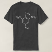 Trinitrotoluene TNT Chemische Struktur  T-Shirt (Design vorne)