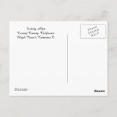 Trinity Alps im Frühling.... Postkarte (Rückseite)