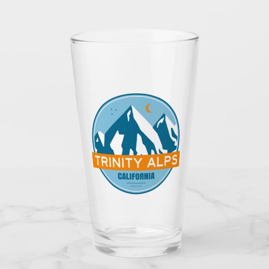 Trinity Alps Kalifornien Glas (Vorderseite)