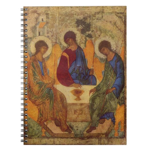 Trinity Angels At Mamre Notebook Notizblock (Vorderseite)