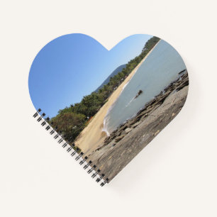 Trinity Beach - Australia Heart Notebook Notizblock