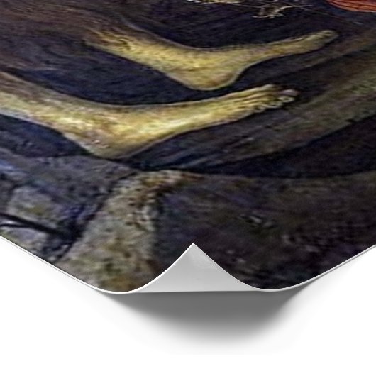 Trinity - Botticelli - c1492 Poster (Ecke)