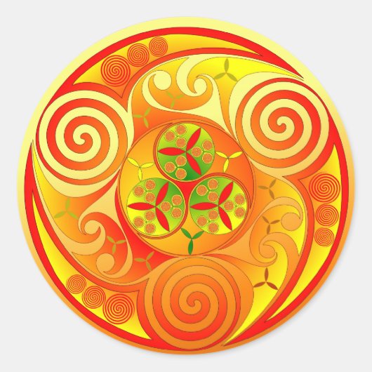 Trinity Bui Runder Aufkleber (Vorderseite)